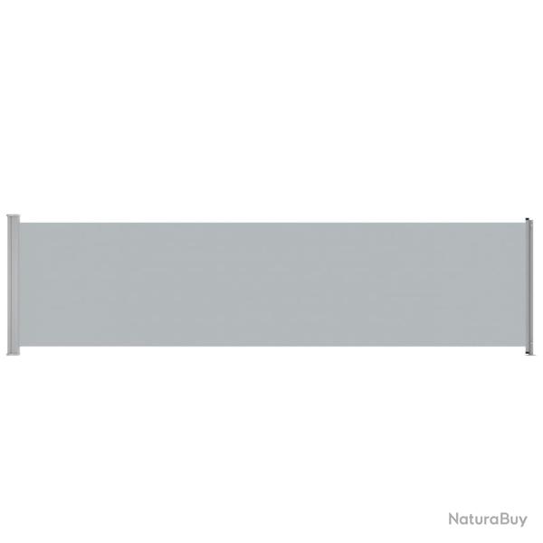 Auvent latral rtractable de patio 600x160 cm gris 02_0007385