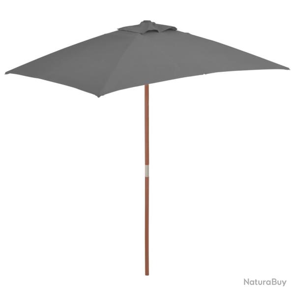 Parasol avec m�t en bois 150 x 200 cm anthracite 02_0008109