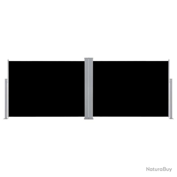 Auvent lat�ral r�tractable 100 x 1000 cm noir 02_0007425