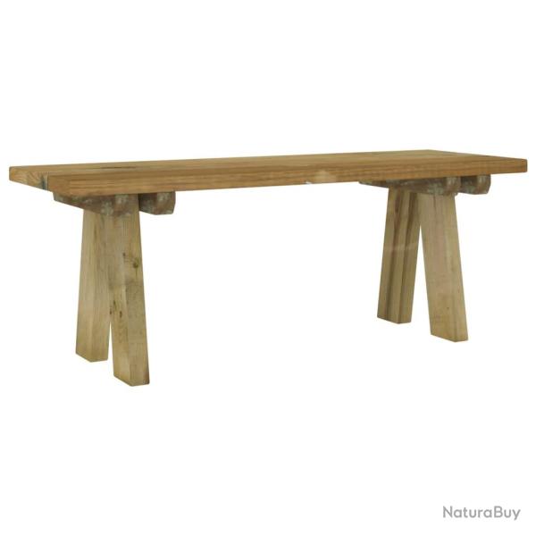 Banc de jardin meuble de patio d'extrieur terrasse 110 x 38 x 45 cm bois de pin massif imprgn 02