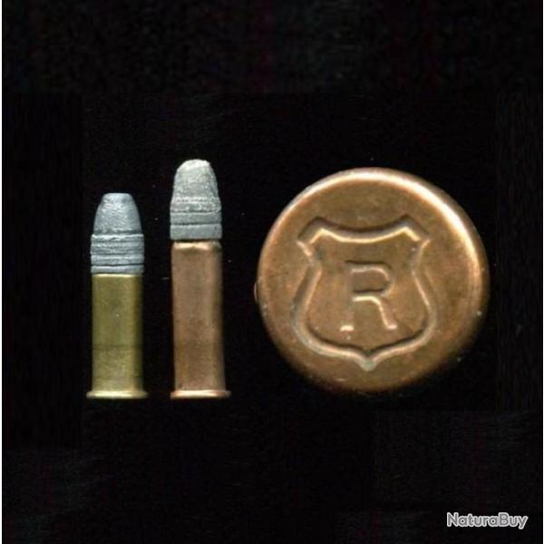 .22 Extra-Lang annulaire - RARE - tui de 19 mm de long - marquage R dans un blason