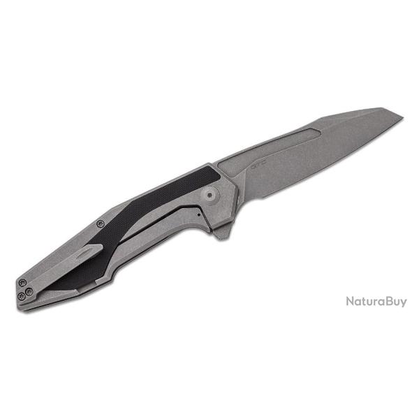 Couteau Civivi Hypersonic Black Lame Tanto Reverse Acier 14C28N Manche Acier/G10 IKBS CIVC220112