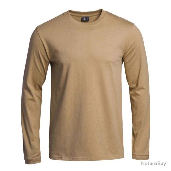 T shirt Strong manches longues tan Tan
