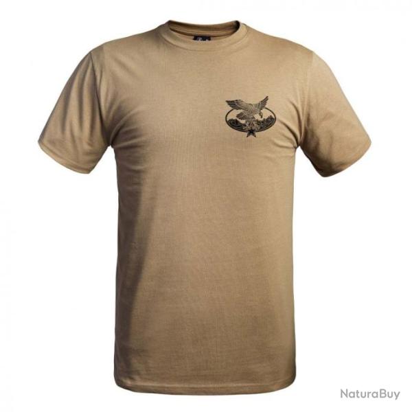 T shirt Strong Troupes de Montagne tan Tan