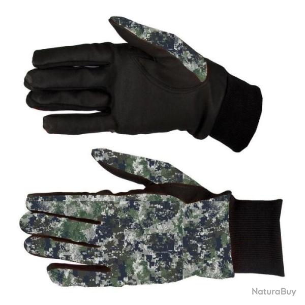 Gants Softshell Somlys Camo Gris