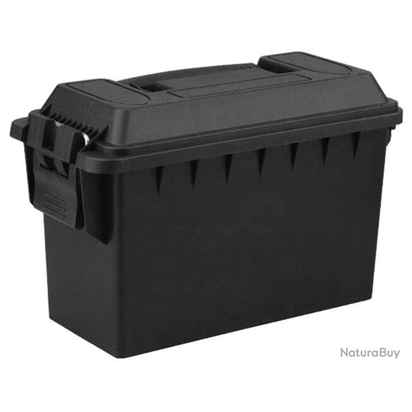 Caisse munition polym�re cal.30 noir 24.5X10.8X14.5cm