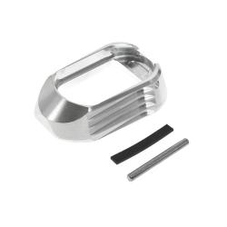 Magwell Match Grade T01 en aluminium pour Hi-Capa Argent