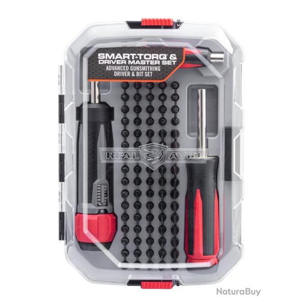 Tournevis avec 83 embouts et tournevis dynamom�trique SMART TORQ