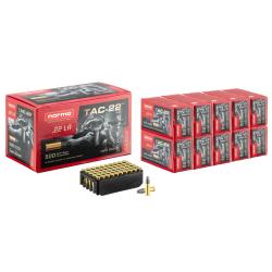 500 Cartouches 22lr Norma TAC-22