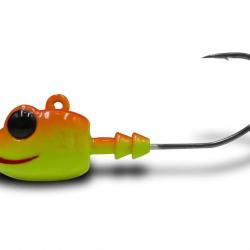 T&ecirc;te Plomb&eacute;e VMC Frog Jig Firetiger 7g Par 3 1/0