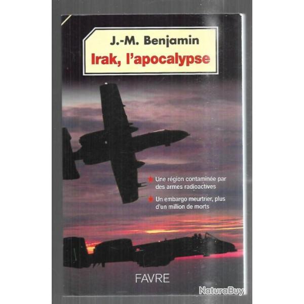irak l'apocalypse  de j.m.benjamin, une r�gion contamin�e par des armes radioactives