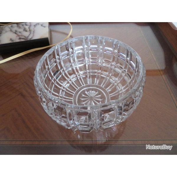 Trs jolie Coupe-Vide poche en cristal - Vintage annes 70-80