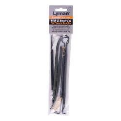 Kit de brosses et grattoirs pour le nettoyage d'armes - LYMAN