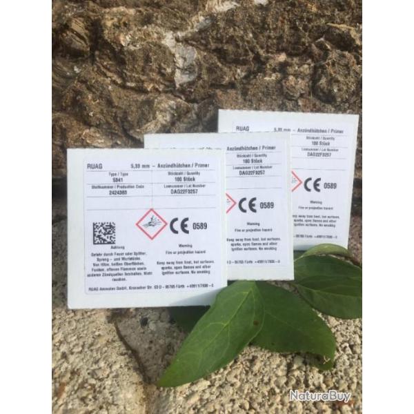 DISPONIBLE imm�diatement 300 amorces RUAG-RWS 5341 Large rifle