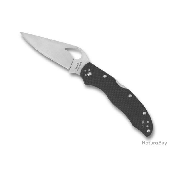 BEL601 COUTEAU BYRD KNIVES "HARRIER 2" LAME ACIER MANCHE 11CM NOIR G10 NEUF