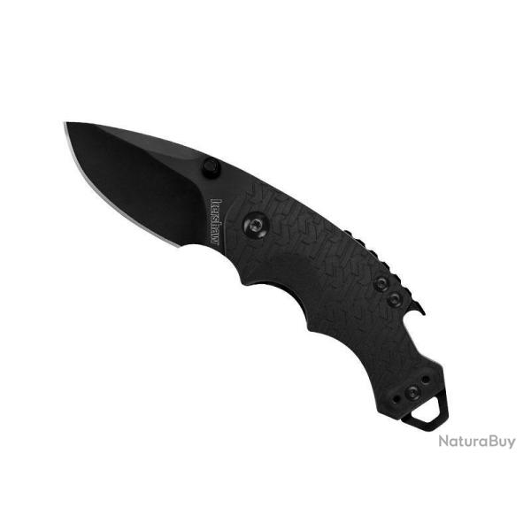 BEL615 COUTEAU KERSHAW "SHUFFLE BLACK" LAME NOIRE MANCHE 8.5CM NOIR NEUF