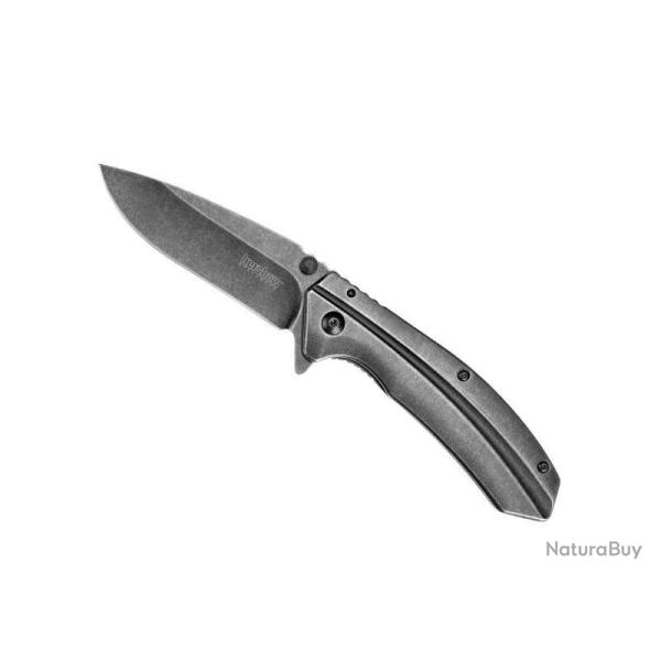 BEL618 COUTEAU KERSHAW "FILTER" LAME ACIER OUVERTURE SPEEDSAFE MANCHE 11.5CM INOX BLACKWASH NEUF