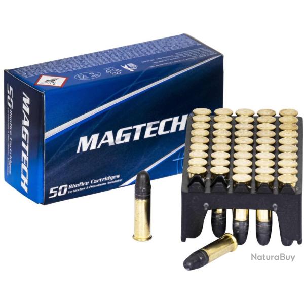 500 MUNITIONS Magtech 22 LR standard velocity X10 boites de 50 MUN LIVRAISON GRATUITE