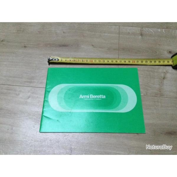 D�pliant pub ancienne chasse ARMI BERETTA