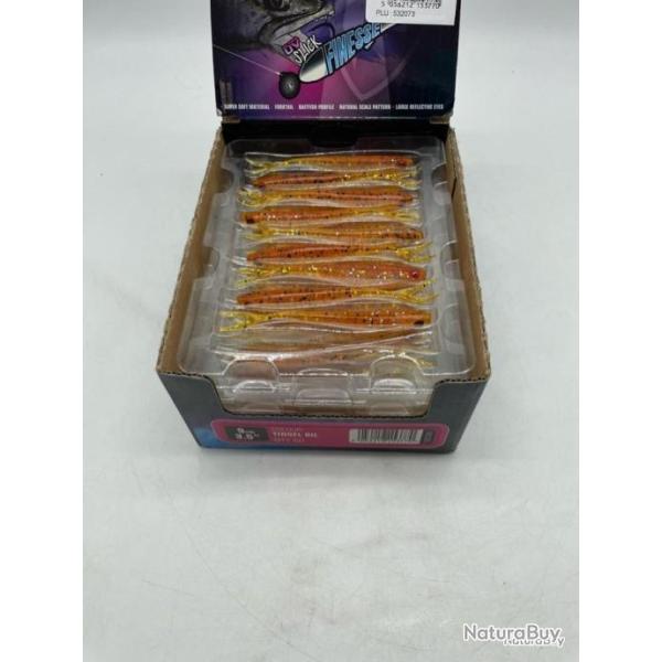 Leurre souple Fox Rage slick finesse 9 cm jaune