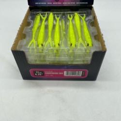 Leurre souple Fox Rage slick finesse 11 cm jaune fluo