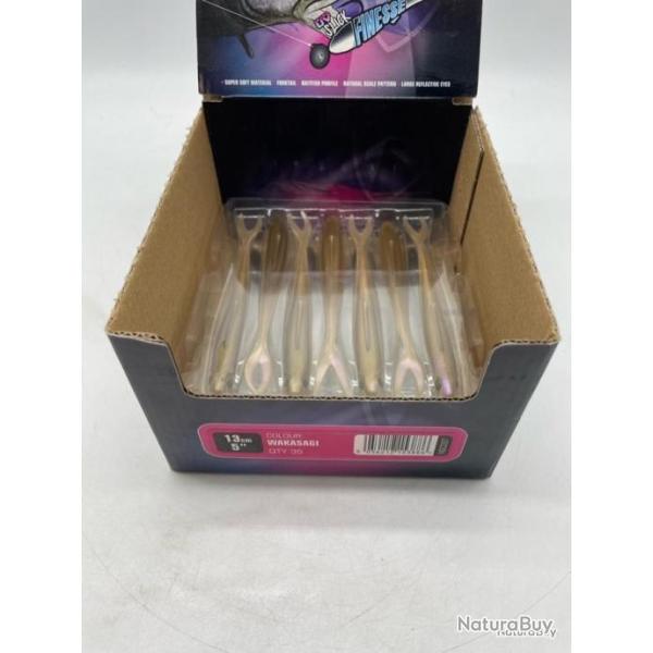 Leurre souple Fox Rage slick finesse 13 cm marron