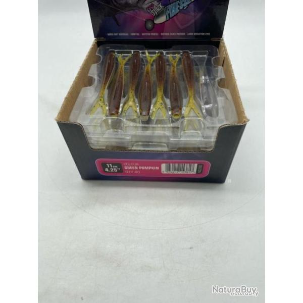 Leurre souple Fox Rage slick finesse 11 cm vert