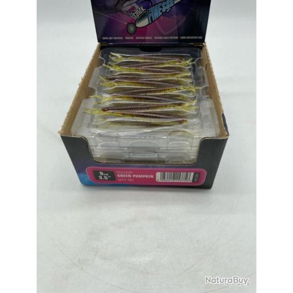 Leurre souple Fox Rage slick finesse 9 cm vert