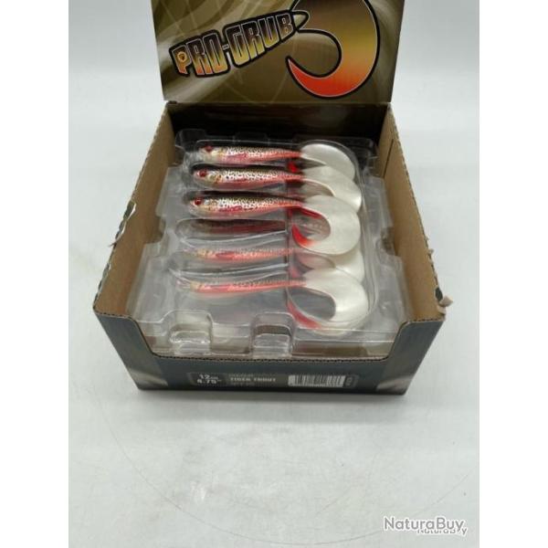 Leurre souple Fox Rage zander pro grub 12 cm rouge