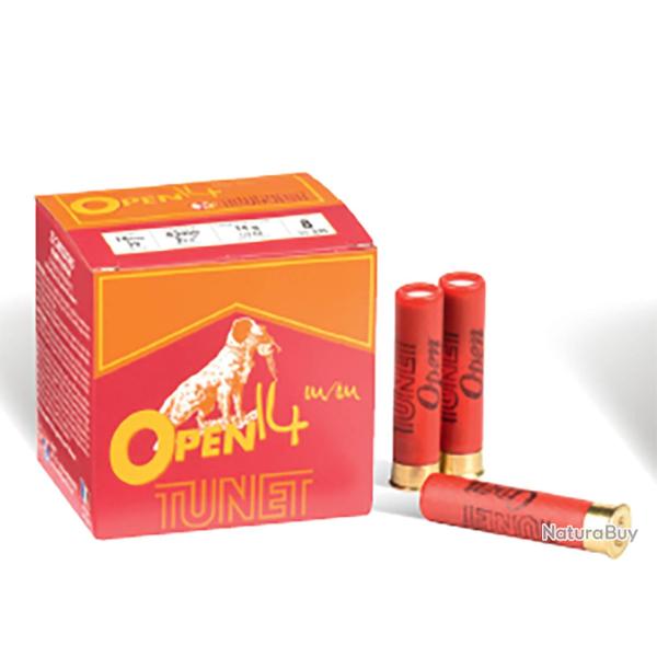 Cartouches TUNET Open Plomb 8 cal. 32-14 mm