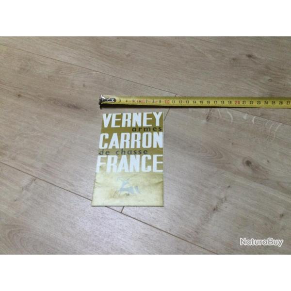 D�pliant VERNEY CARRON