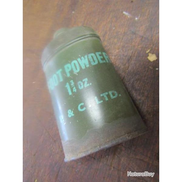 boite talc poudre pied Britannique Anglais GB ww2 d�barquement