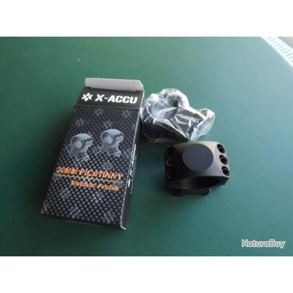 Paire de colliers diamtre 30 pour rail de 22