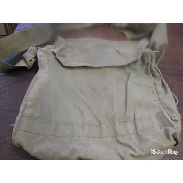 musette Britannique Commonwealth seconde guerre ww2 sac masque � gaz gas Mask 1942 New Zeland Afriqu
