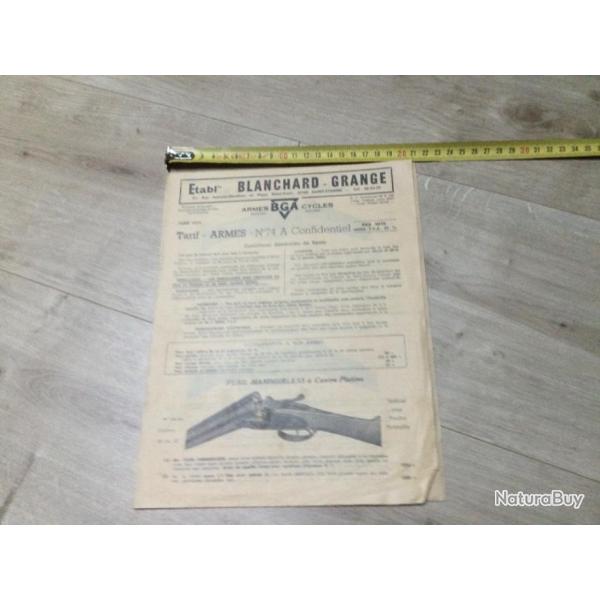 Livret BLANCHARD GRANGE