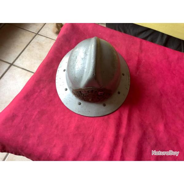 Casque ancien de sapeur pompier Ste Antar, pas de prix de r�serve