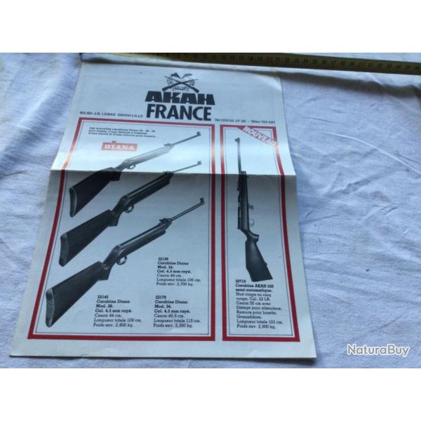 Ancien d�pliant  armes AKAH