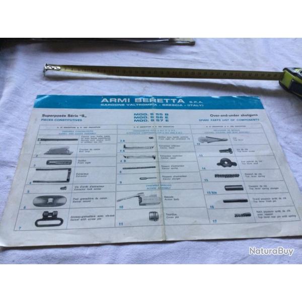 Ancienne fiche   armes Beretta