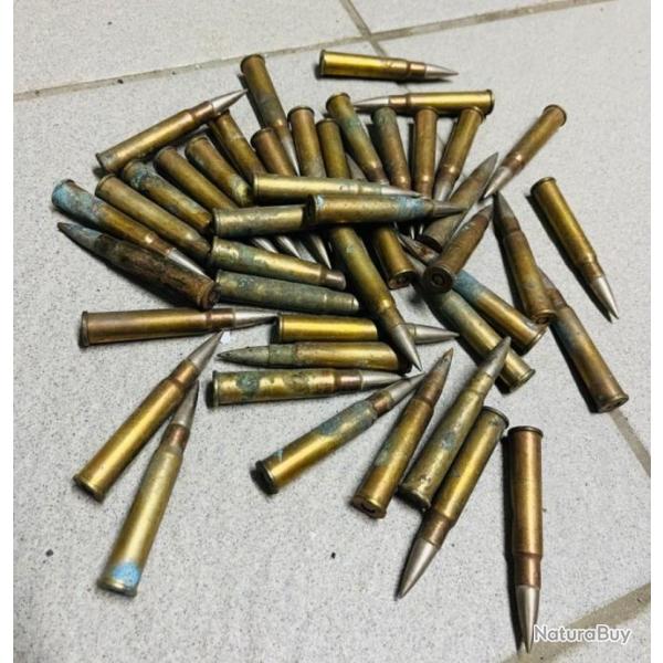 Lot cartouches de collection calibre 7.92x57R
