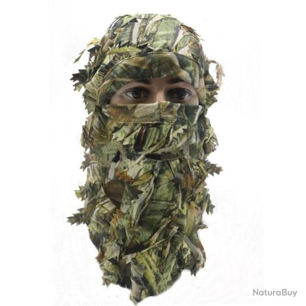 PROMO - Cagoule de camouflage 3D respirante en maille de camouflage - Mod�le 4