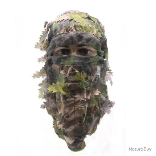 PROMO - Cagoule de camouflage 3D respirante en maille de camouflage - Mod�le 1