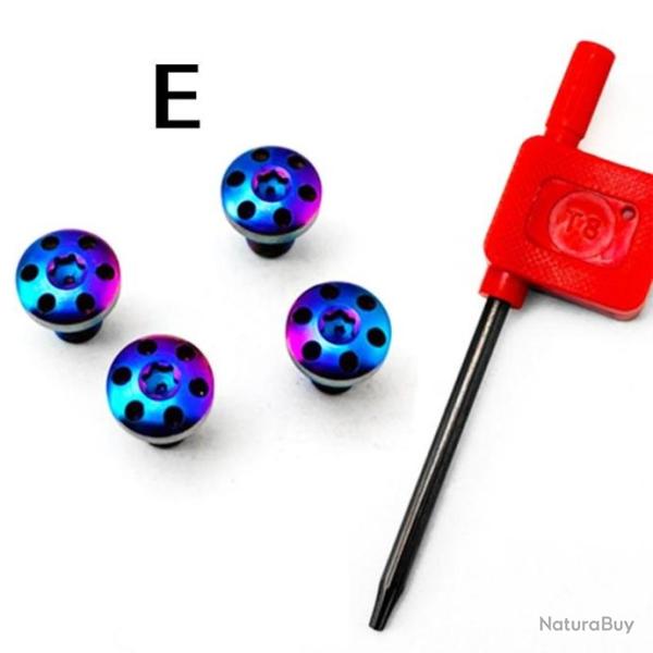 PROMO - 4 vis custom pour plaquette de crosse 1911 + tournevis - Mod�le 2