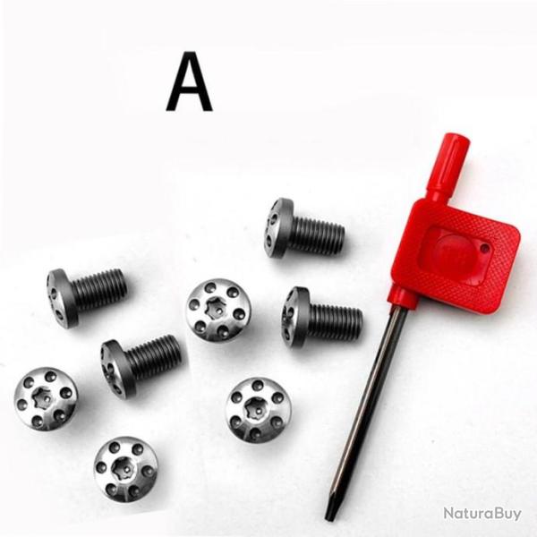 PROMO - 8 vis custom pour plaquette de crosse 1911 + tournevis - Mod�le 1