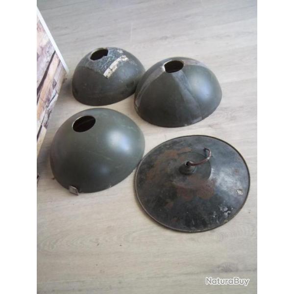 lot abats jour militaire d�coration industrielle