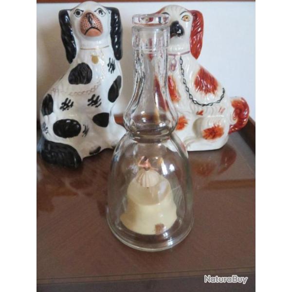 RARE VINTAGE - Bols Ballerine dansante dans une bouteille en verre (des ann�es 1950) FONCTIONNEL