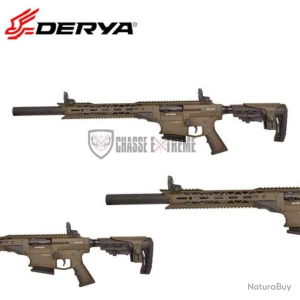 Fusil Semi-Automatique DERYA MK-12 Cal 12/76 Noir/Vert