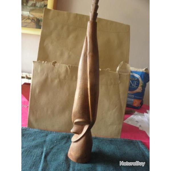 vieux statue africaine en bois peut-tre matino