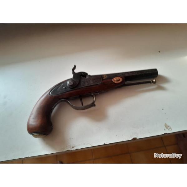 pistolet poudre noire fin 17eme