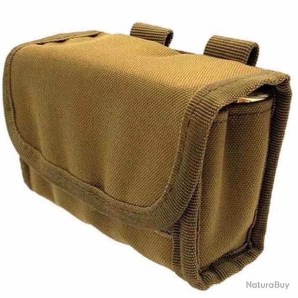 Pochette de ceinture pour cartouche de chasse tan
