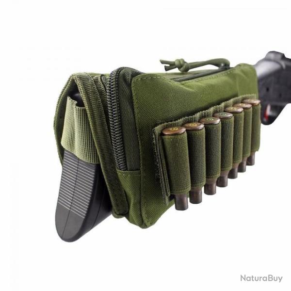 LIVRAISON OFFERTE - Busc de crosse cartouchi�re mixte vert